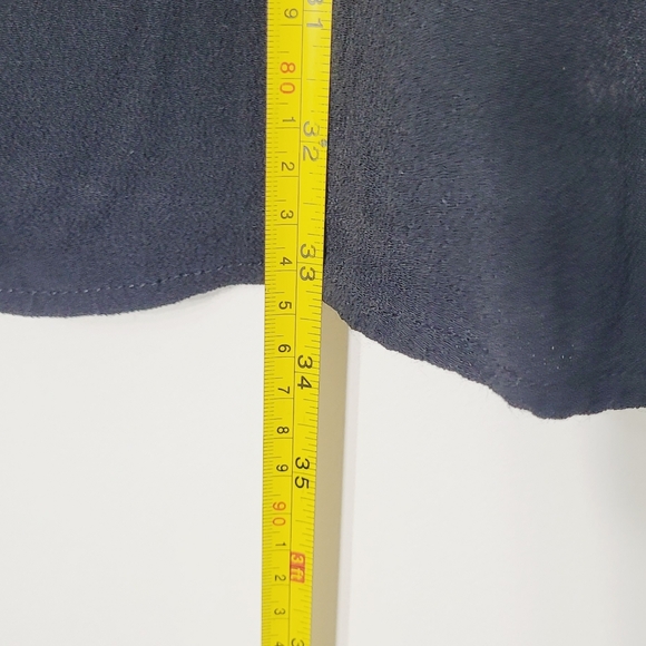 NAIF Black Dress Pockets Sleeveless Open Front Cardigan Business Casual Sz Small - Picture 8 of 10